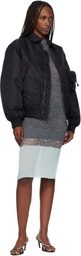 Coperni Black Technical Bomber Jacket