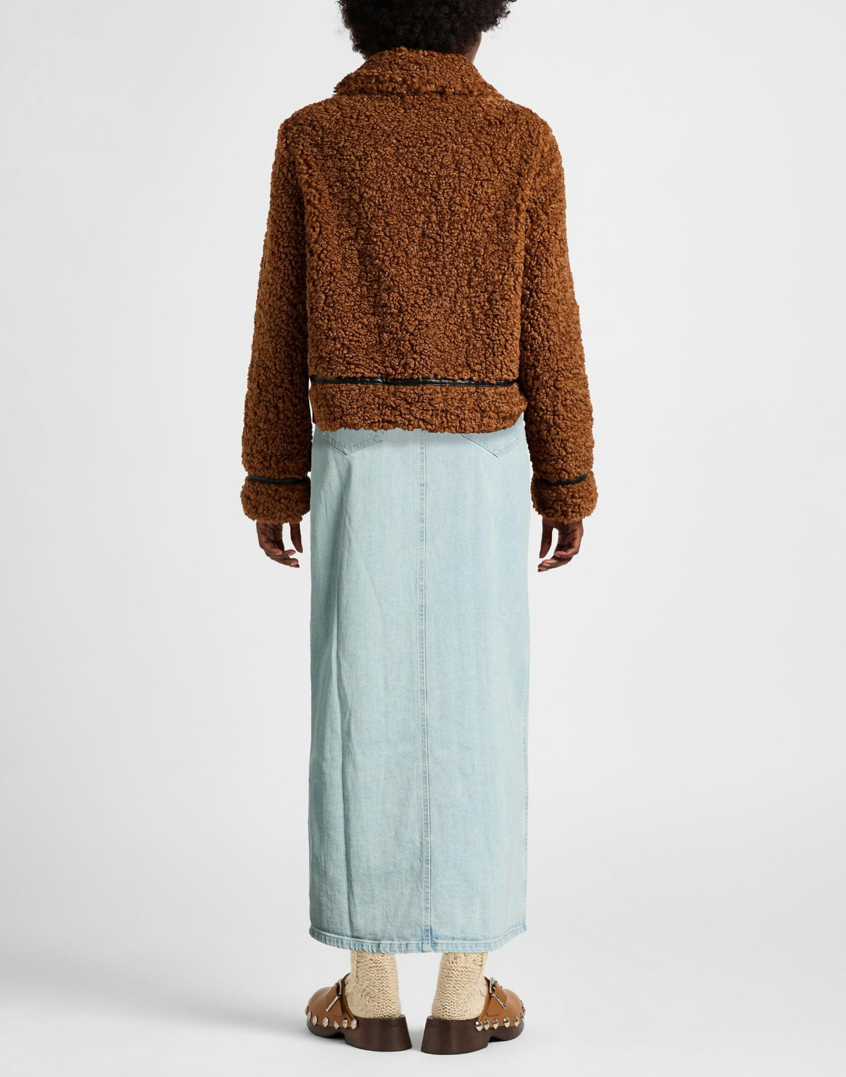 Holzweiler Womens Denim skirt in Blue
