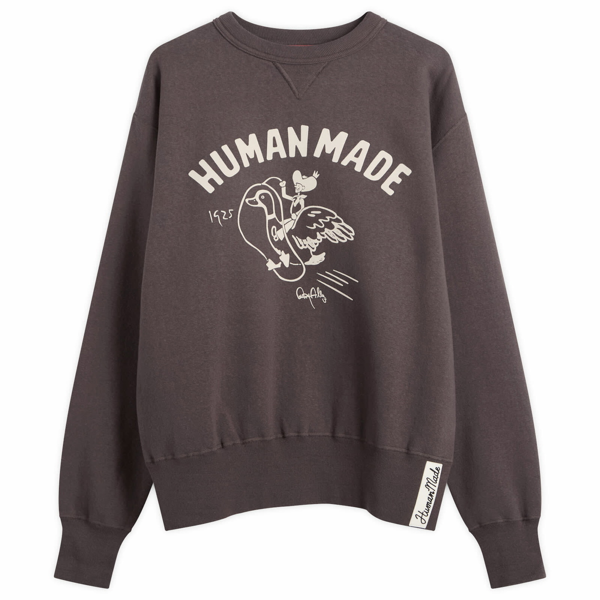 Human Made Men's Graffiti Sweatshirt in Grey Human Made
