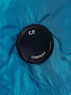 C.P. Company - Chrome Tapered Logo-Appliquéd Shell Sweatpants - Blue