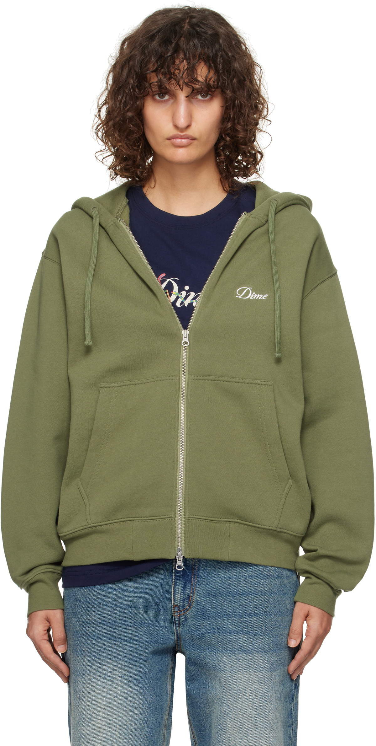 Dime Green Classic Hoodie Dime