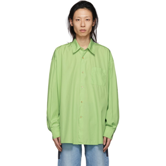 Photo: Our Legacy Green Borrowed Classic Shirt
