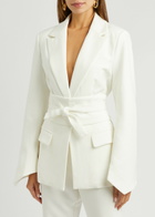 Odd Muse Ultimate Muse Stretch-crepe Blazer White