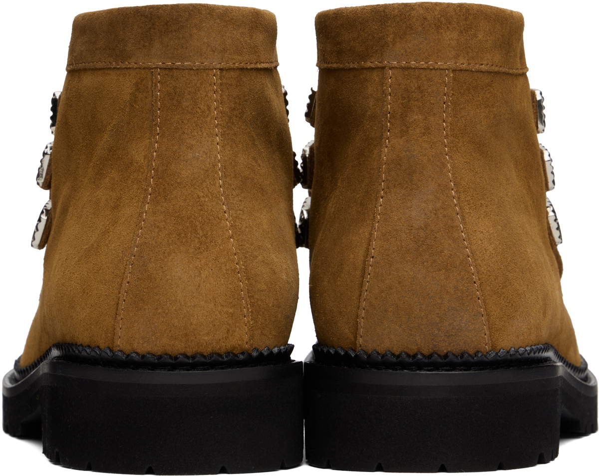 Toga Virilis Tan Suede Boots