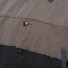 Flagstuff Men's Patch Work Safari Jacket in Black/Grey
