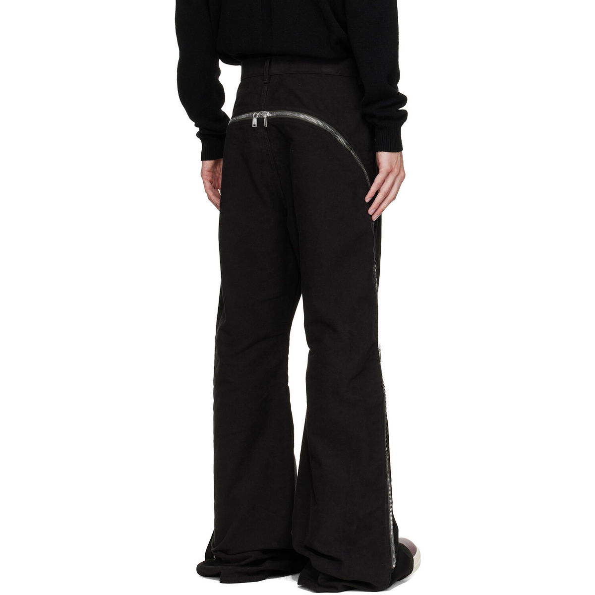 Rick Owens Black Tower Bolan Banana Trousers