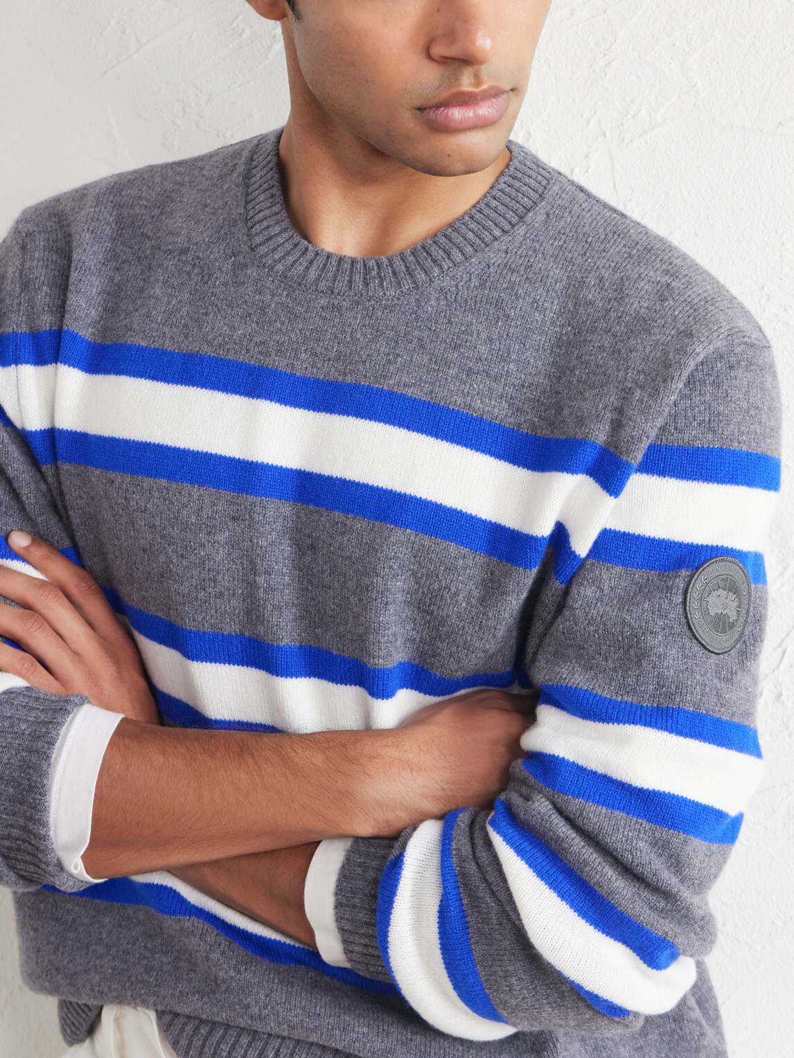 Canada Goose - Matawin Striped Wool Sweater - Gray