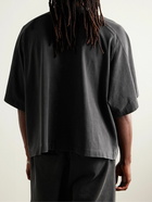 Entire Studios - Panelled Organic Cotton-Jersey T-Shirt - Black