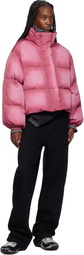 Acne Studios Pink Down Puffer Jacket