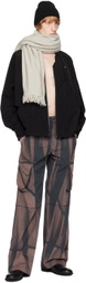JiyongKim Black Layered Jacket
