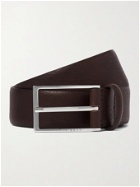 HUGO BOSS - 4cm Full-Grain Leather Belt - Black