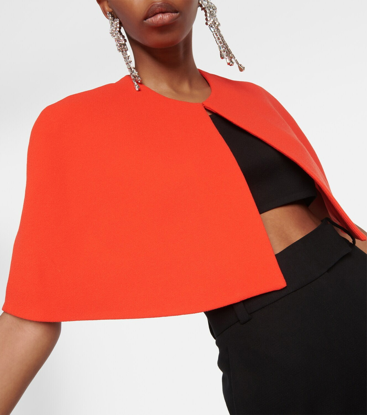 Emilia Wickstead Domie crêpe cape