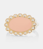 Aliita Margarita Brillante 18kt yellow gold ring with diamonds