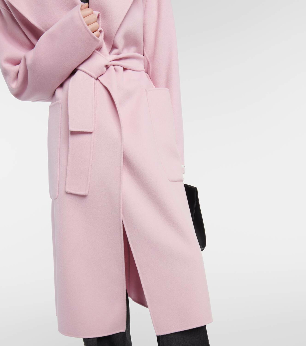 Sportmax Polka wool wrap coat Sportmax