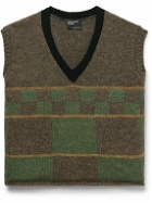 Enfants Riches Déprimés - Intarsia Wool Vest - Green