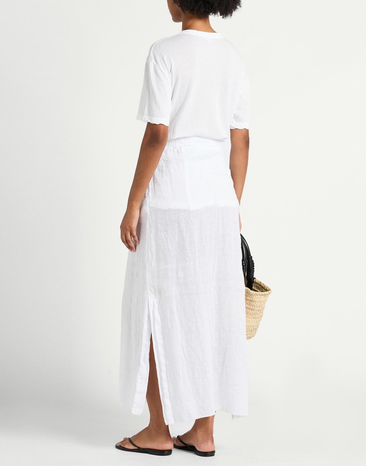 Crossley Womens Maxi skirt in White