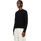 Moncler Black Matt Crewneck Sweater