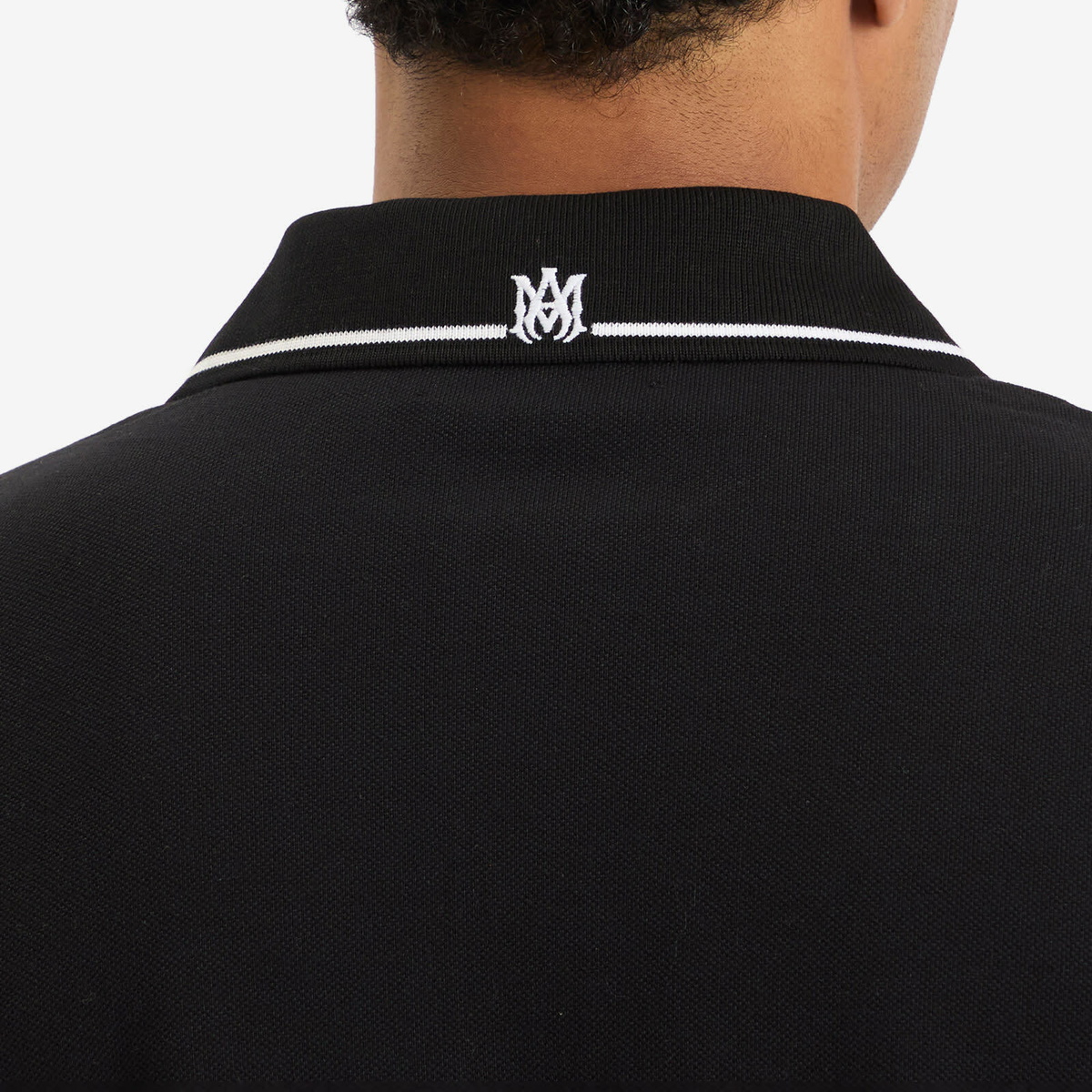 AMIRI Men's MA Core Logo Polo in Black