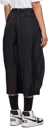 Black Comme des Garçons Black Cropped Trousers
