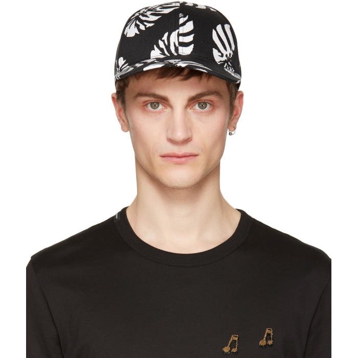 Photo: Dolce and Gabbana Black Leaf Cap