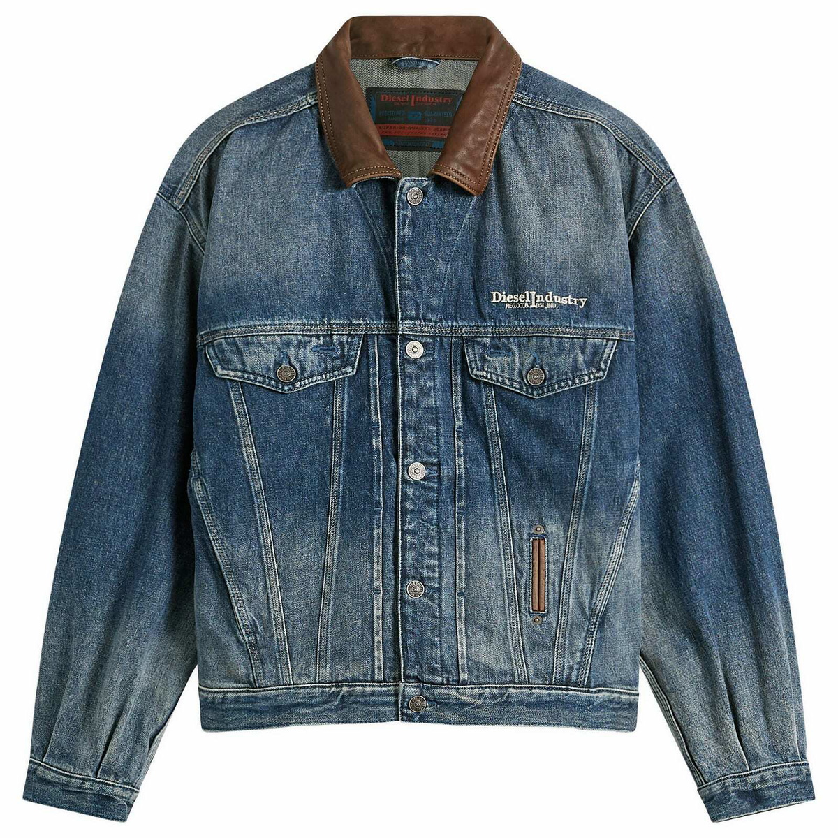 Diesel Blue D-Barcy-FSD Denim Jacket Diesel