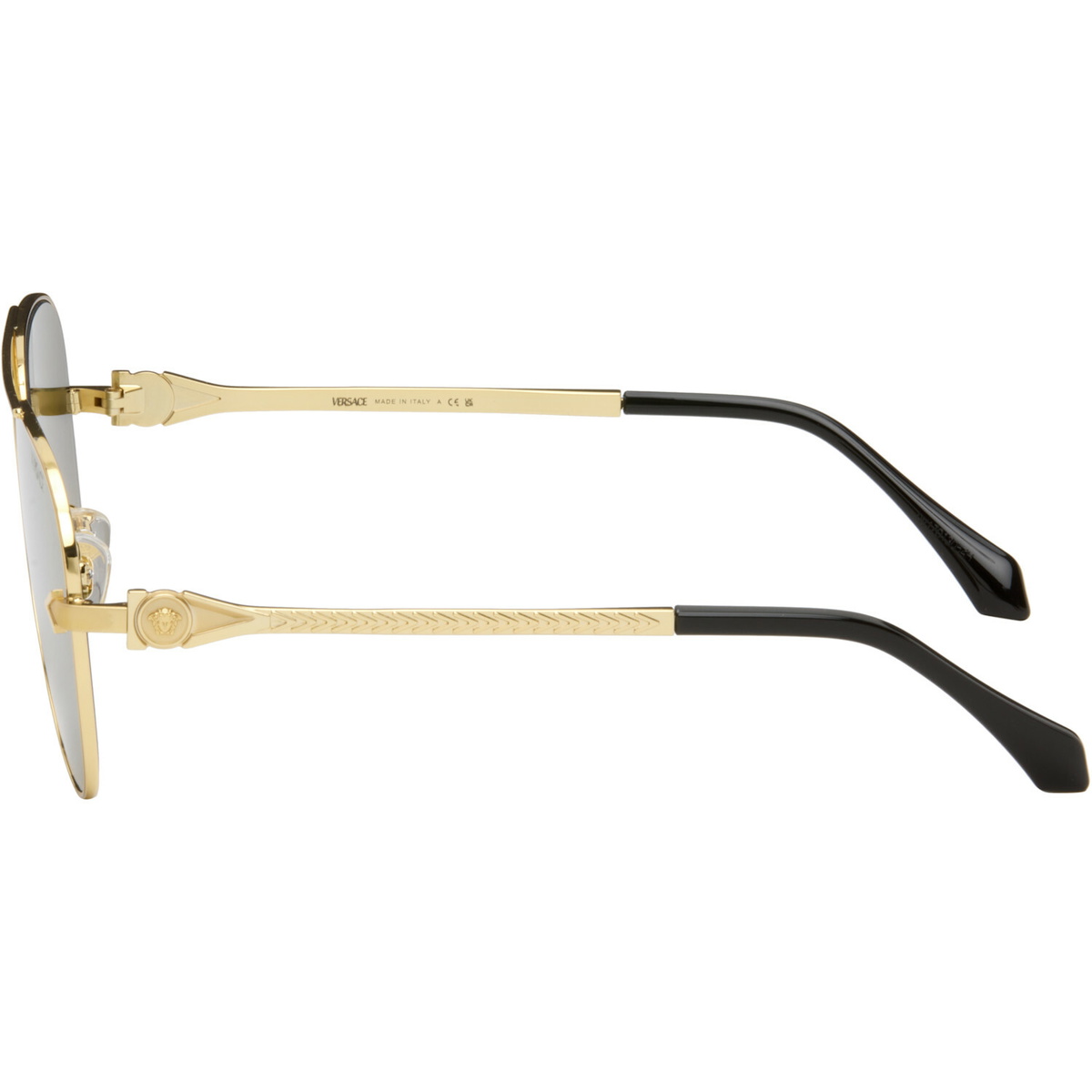 Versace Gold Avanti Pilot Sunglasses