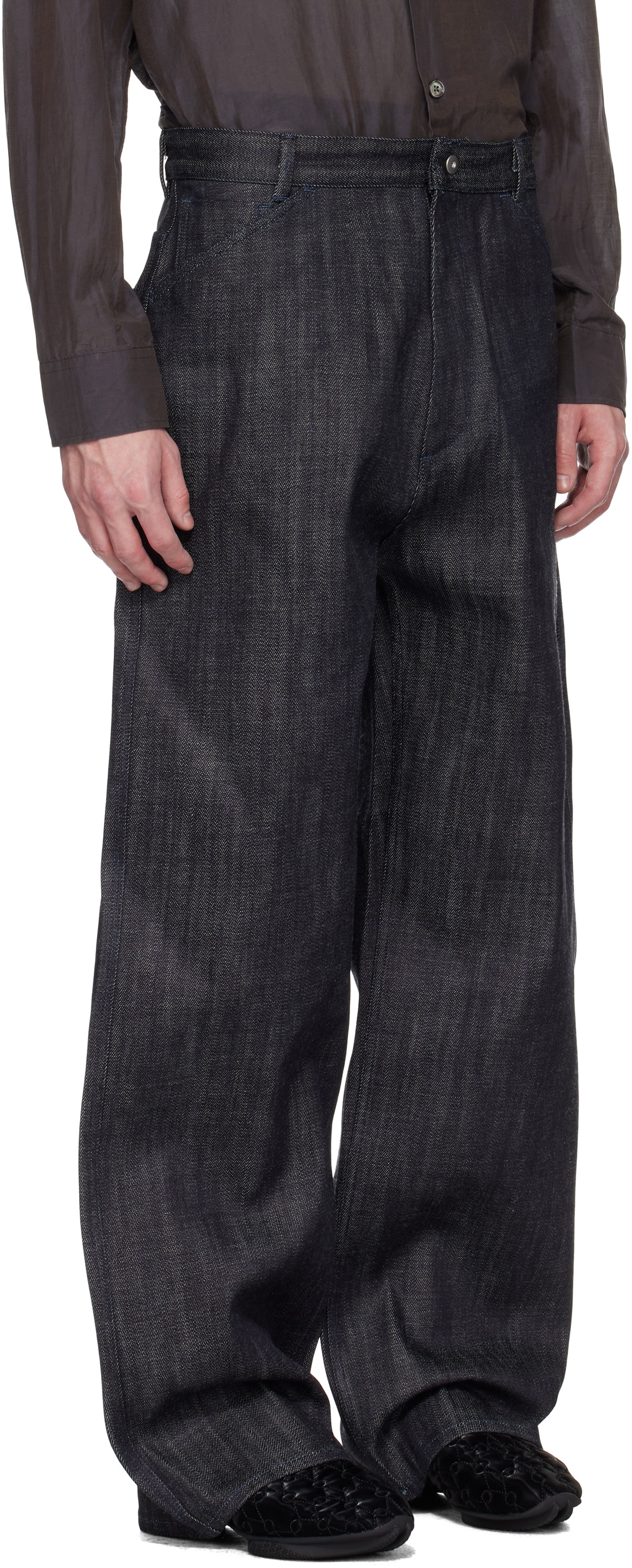 Omar Afridi Blue Raw Denim Jeans