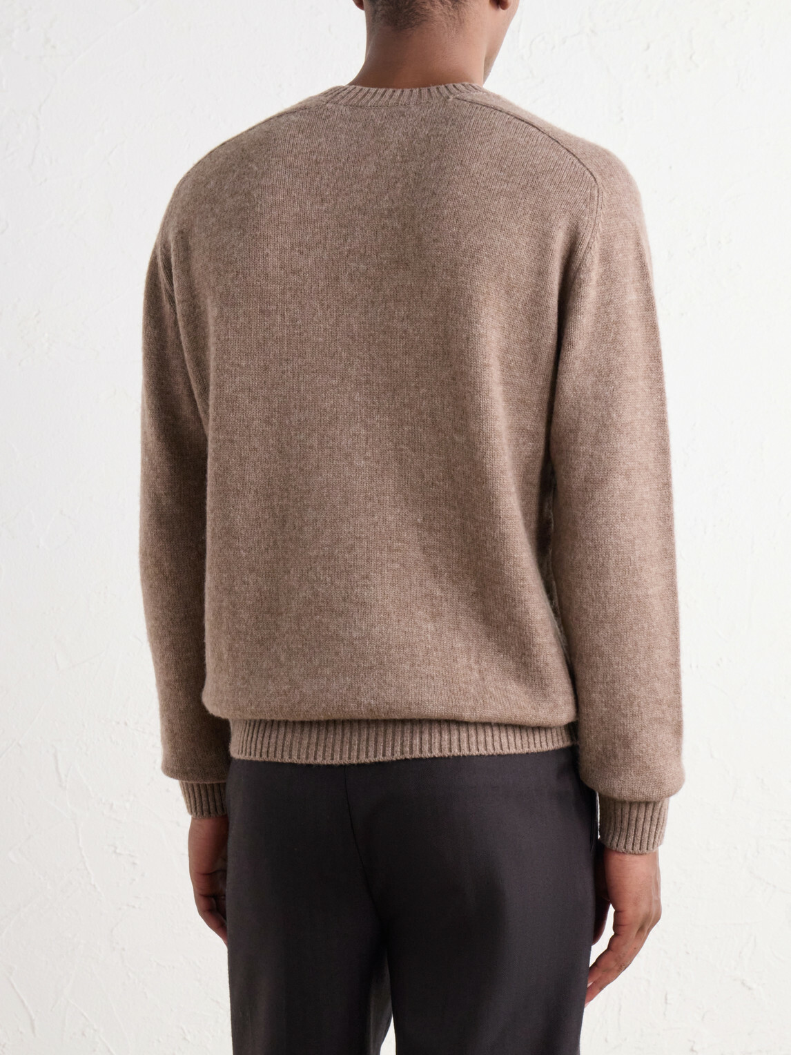 Boglioli - Virgin Wool and Cashmere-Blend Sweater - Brown