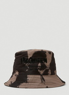 Graffiti Bucket Hat in Brown