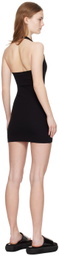 ÉTERNE Black Halter Minidress