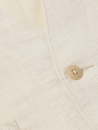 RRL - Cotton and Linen-Blend Canvas Waistcoat - Neutrals