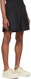 Jil Sander Black Polyester Shorts