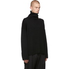 Sulvam Black High Turtleneck