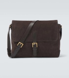 Tom Ford Medium suede messenger bag