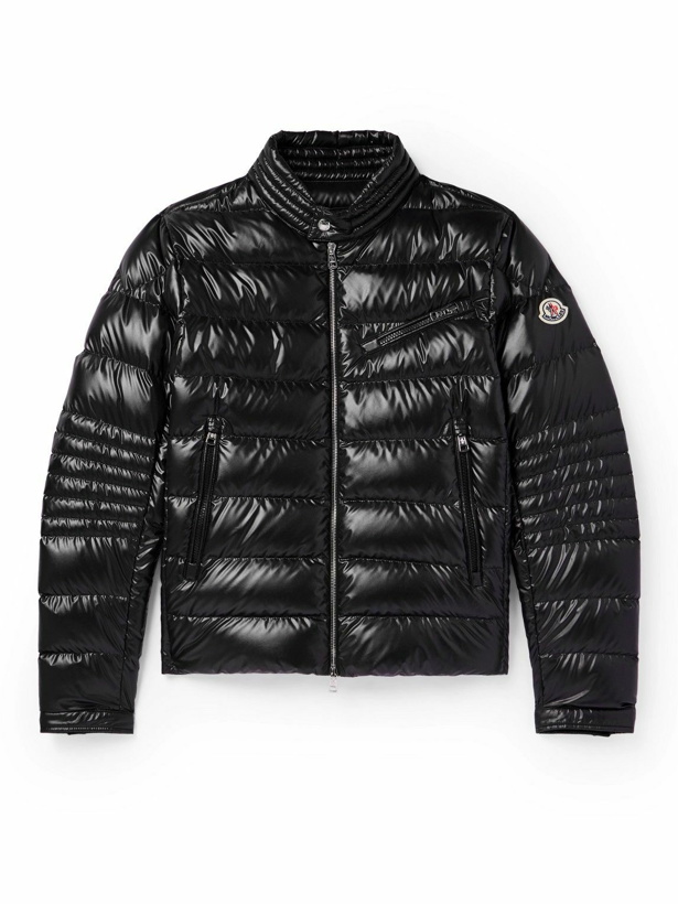 Photo: Moncler - Authie Logo-Appliquéd Quilted Shell Down Jacket - Black