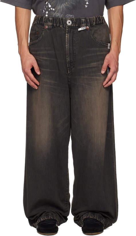 Photo: Maison MIHARA YASUHIRO Black Light Denim Wide Jeans