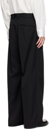 ssstein Black Long Wide Trousers