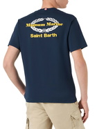 MC2 Saint Barth Man Cotton T-shirt With Magnum Marine Print | Magnum Marine Special Edition