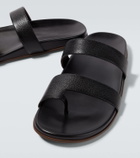 The Row Hugh leather sandals
