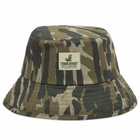 Malbon Men's Tour Divot Camo Bucket Hat in Bark Camo