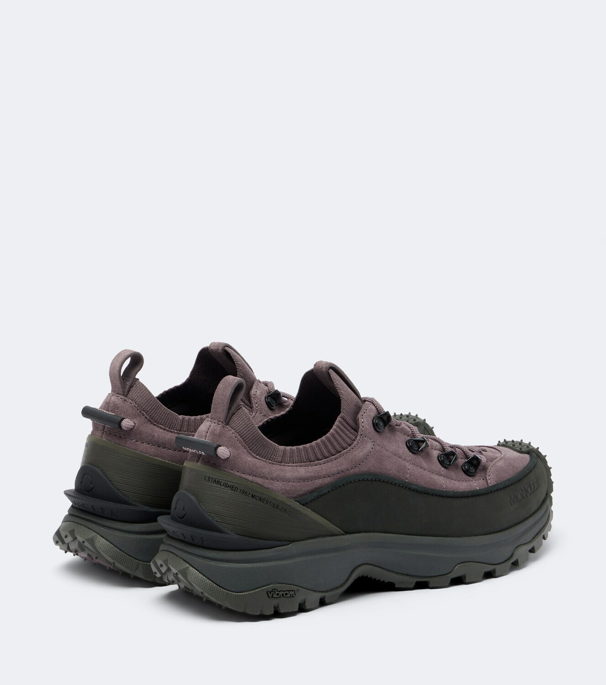 Moncler Trailgrip Lite3 suede sneakers