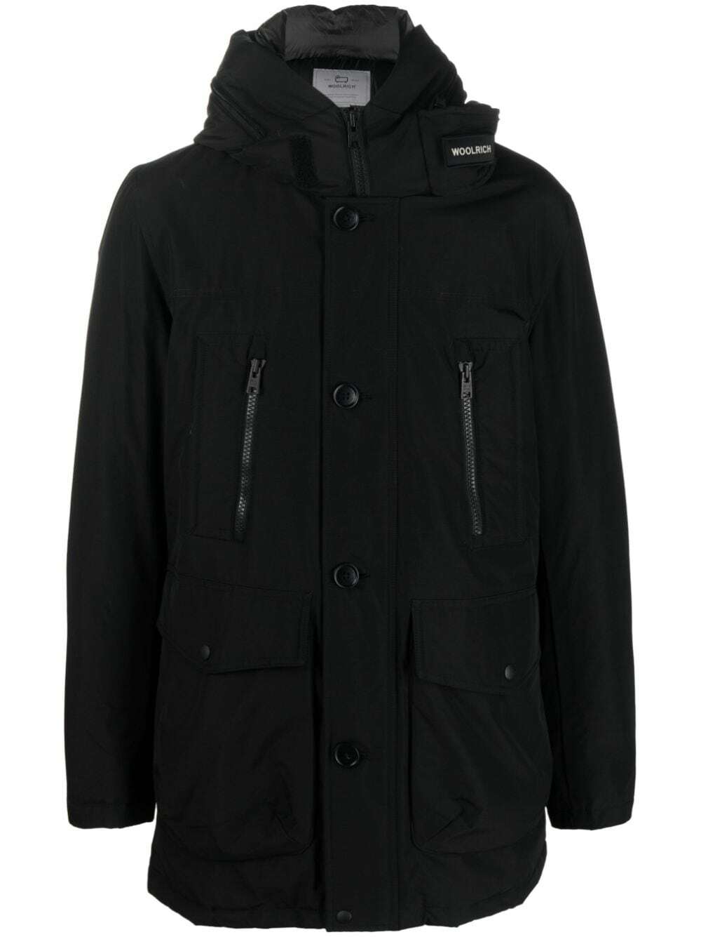 WOOLRICH - Parka With Logo Woolrich