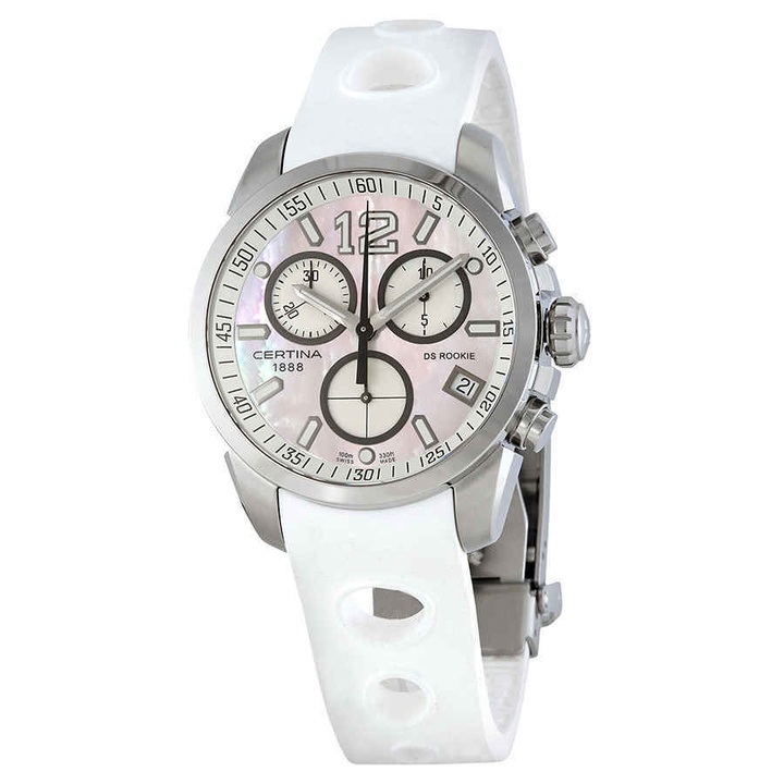 Photo: Certina DS Rookie Chronograph Mother of Pearl Dial Unisex Watch C016.417.17.117.00