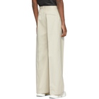 Marcelo Burlon County of Milan Beige Cross Trousers