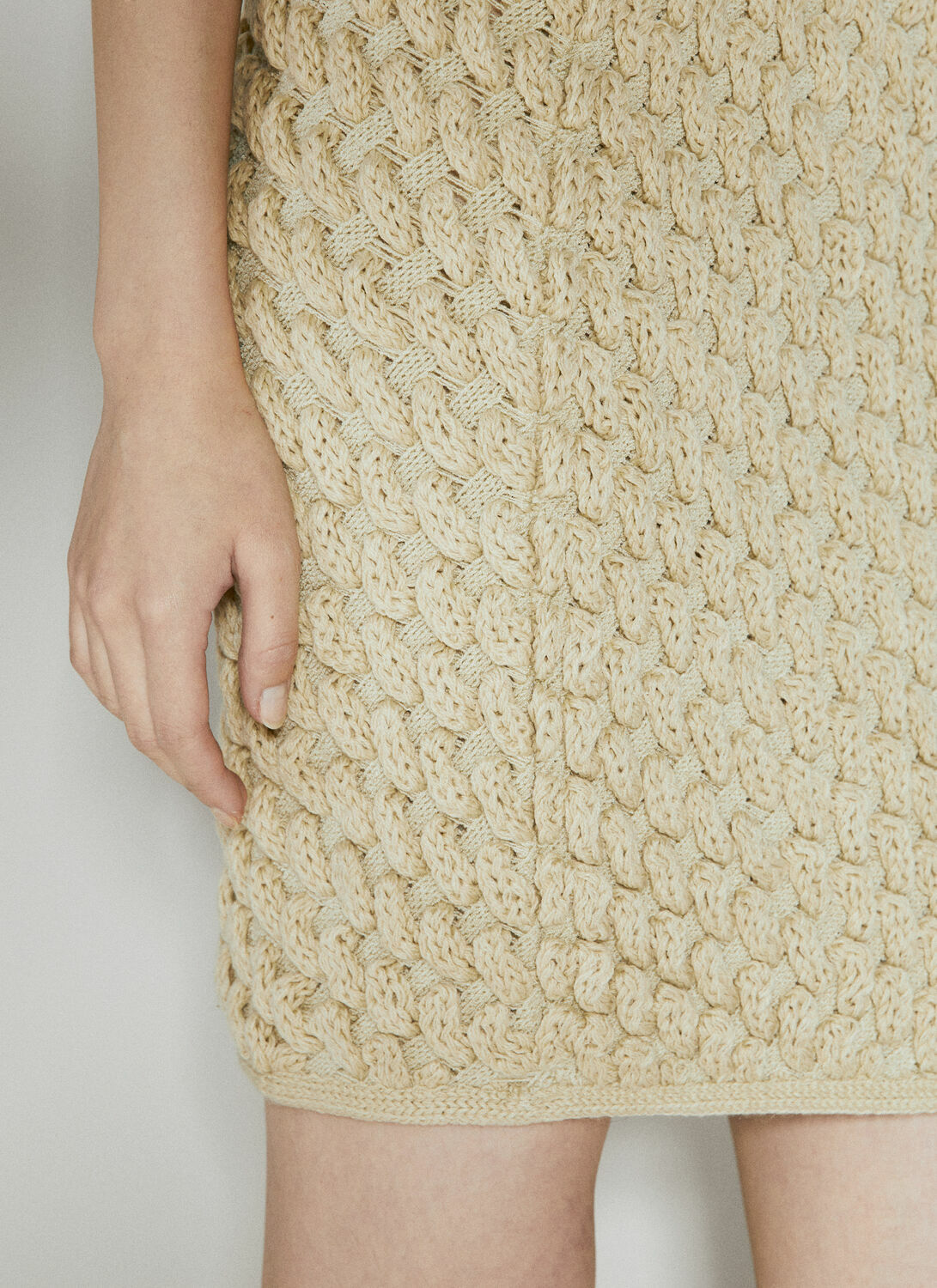 Isa Boulder Sleeveless Cereal Knit Dress