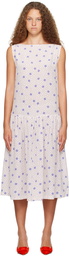 Caro Editions White Sonya Midi Dress