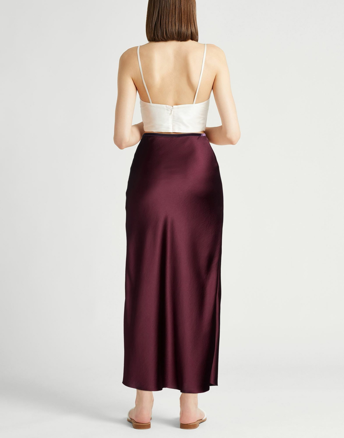 Jucca Womens Maxi skirt Burgundy