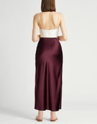 Jucca Womens Maxi skirt Burgundy