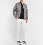 Nike Golf - AeroLoft Perforated Quilted Jersey Golf Jacket - Light gray