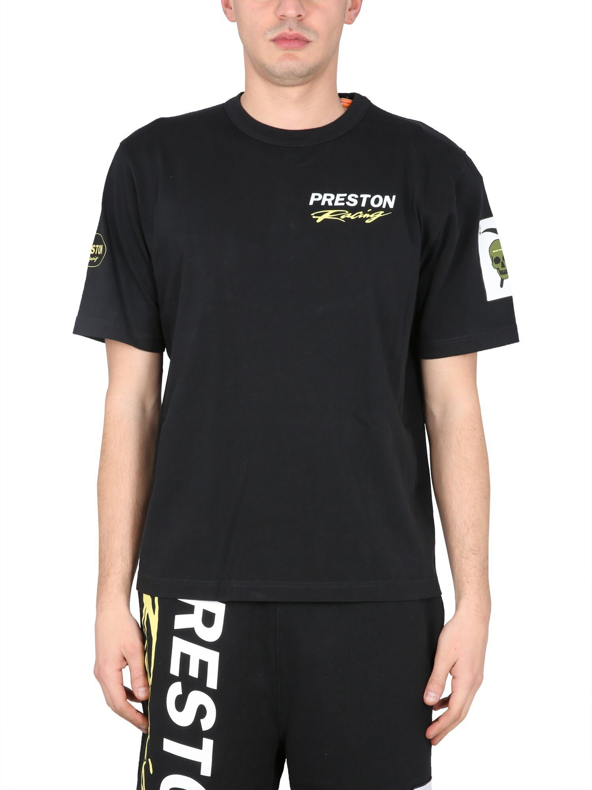 Heron Preston Khaki Burn T-Shirt Heron Preston